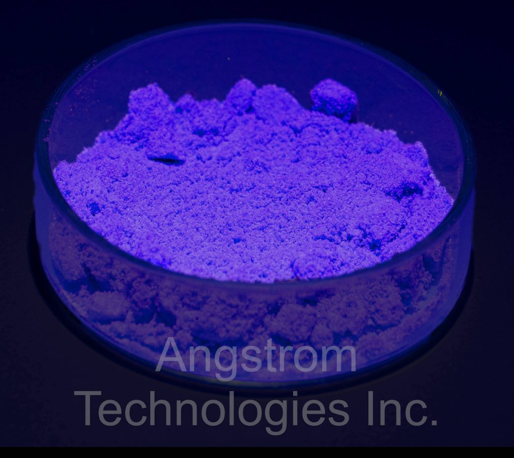 Fluorescent powder turning purple 2